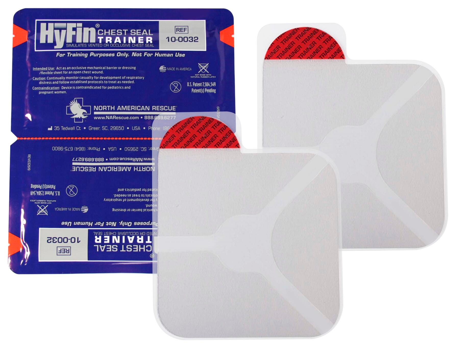 Hyfin Chest Seal Twin Pack-Trainer, Each 2000774